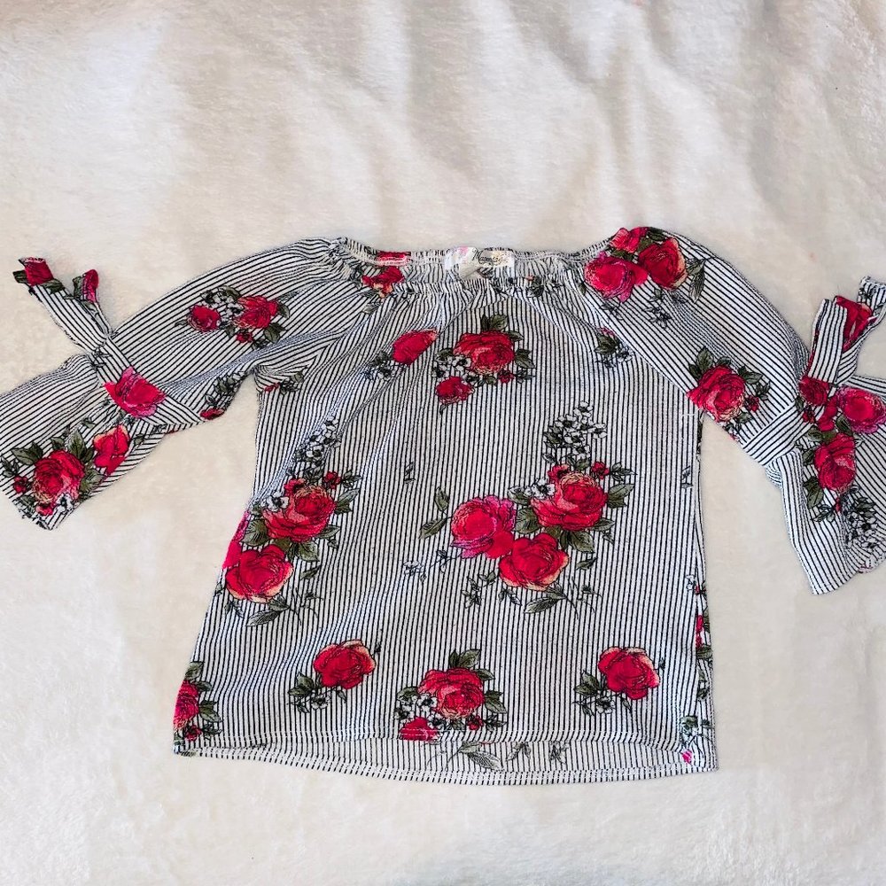 floral blouse
